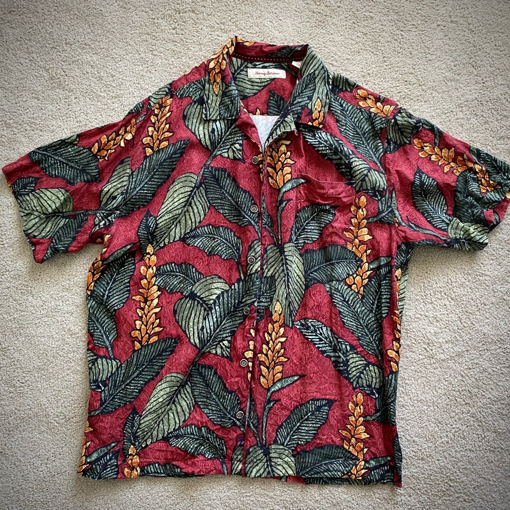 Vintage Tommy Bahama Hawaiian-Style Aloha Shirt